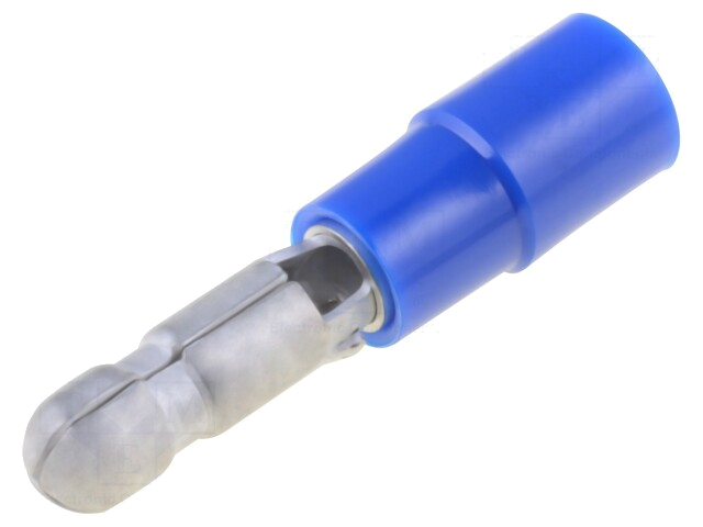 Connector: rond; mannelijk; Ø: 4mm; 2mm2; klemmen; voor draad; 20A Connector: rond; mannelijk; Ø: 4mm; 2mm2; klemmen; voor draad; 20A